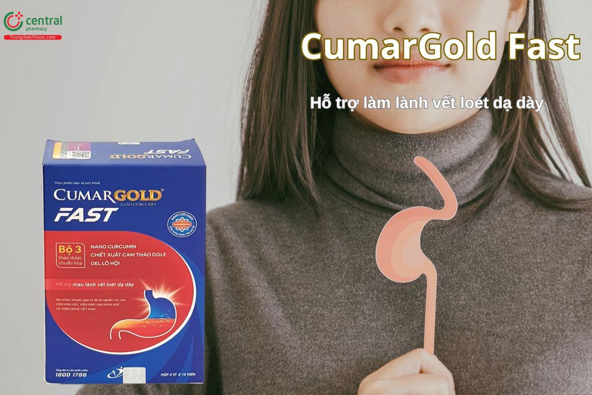 Viên uống CumarGold Fast hỗ trợ làm lành vết loét 