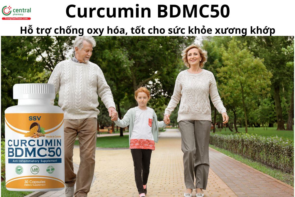 Curcumin BDMC50 - Giúp chống oxy hóa, duy trì sức khỏe sụn khớp