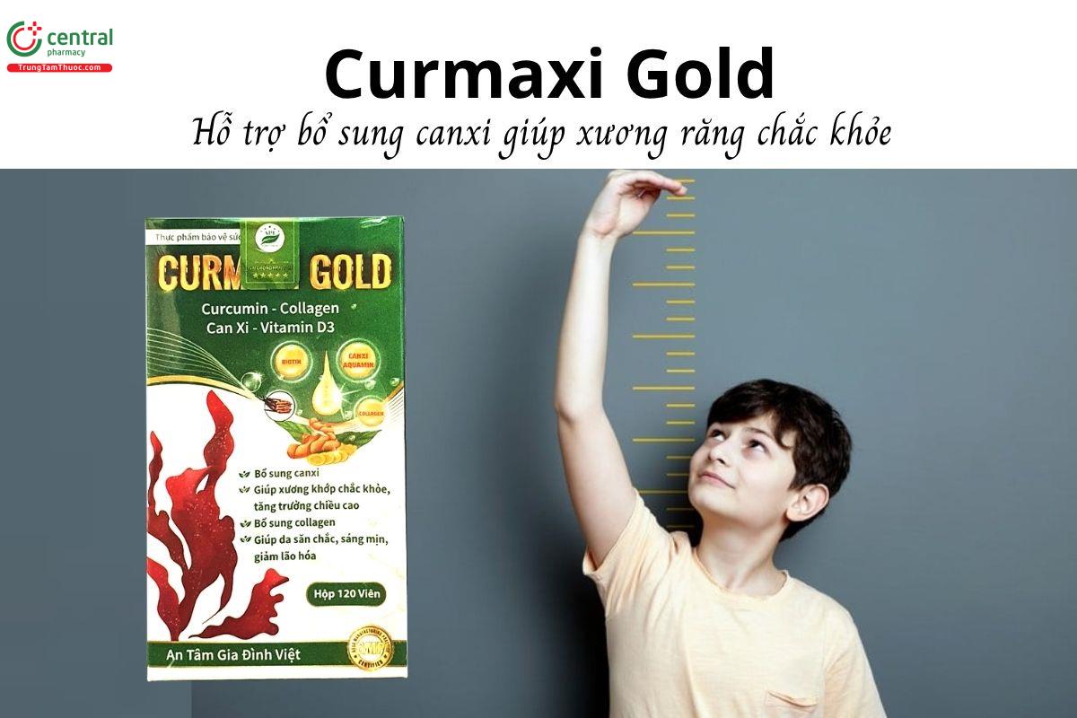 Curmaxi Gold - Hỗ trợ bổ sung canxi giúp xương răng chắc khỏe