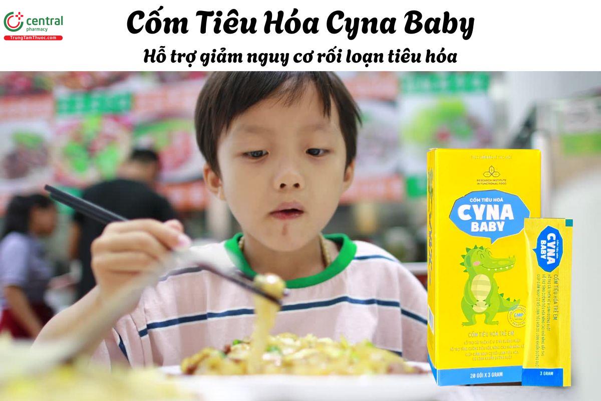 Cốm Tiêu Hóa Cyna Baby - Giúp giảm nguy cơ rối loạn tiêu hóa