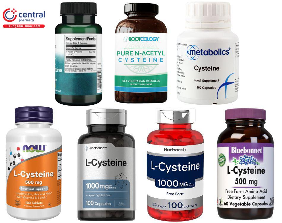 Các sản phẩm chứa Cysteine