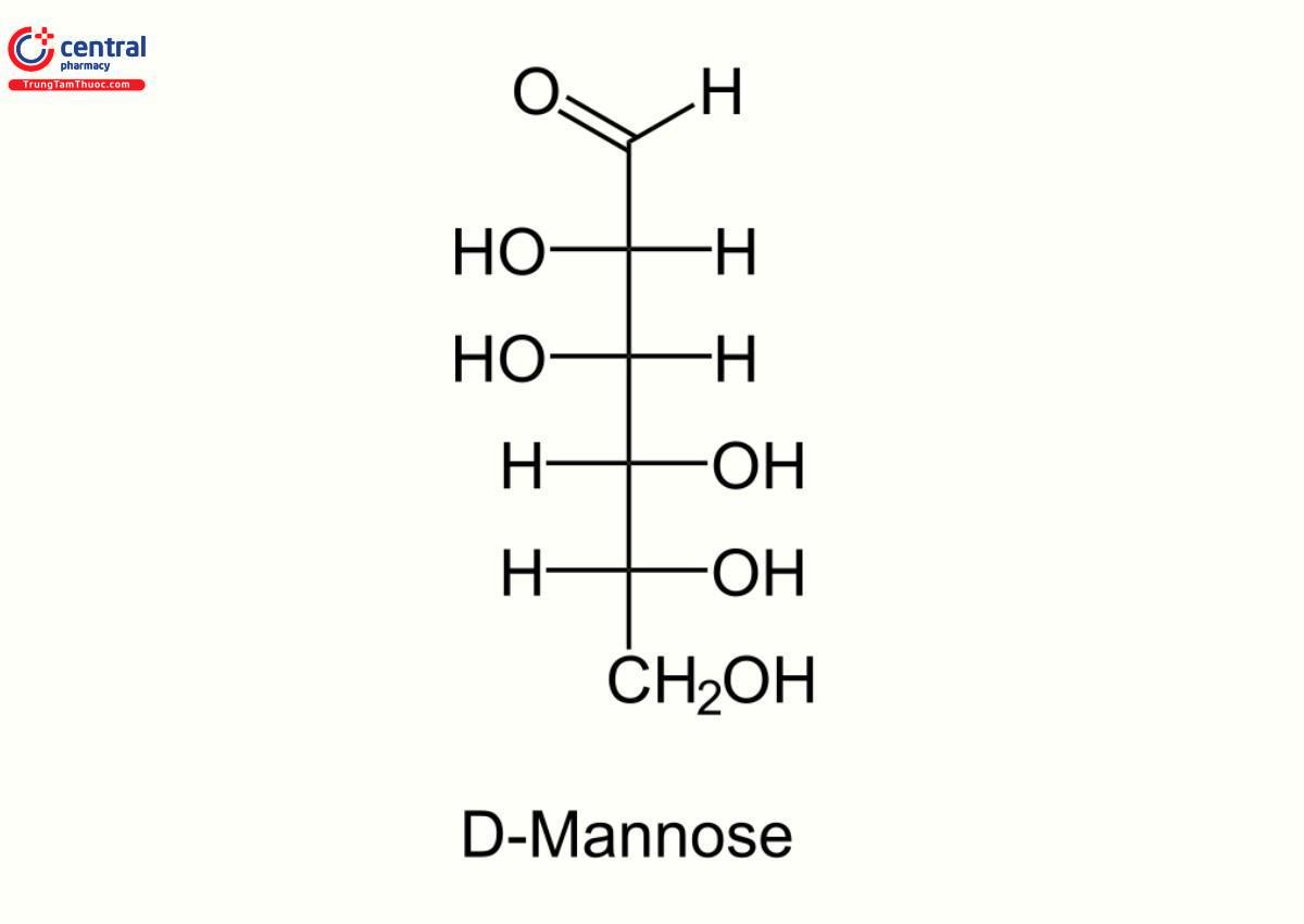 Công thức cấu tạo của D-Mannose
