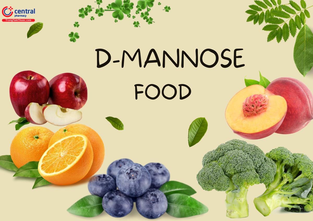 Thực phẩm có chứa D-Mannose