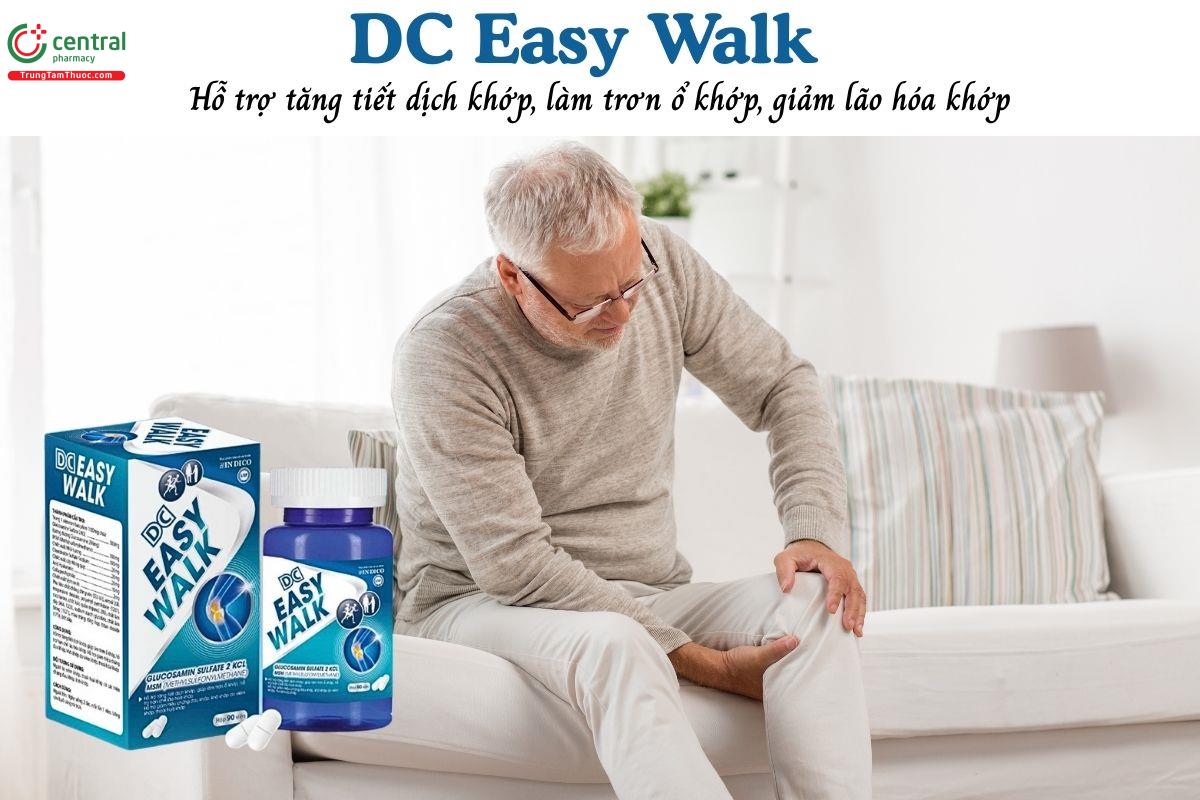 DC Easy Walk hỗ trợ tăng tiết dịch khớp, làm trơn ổ khớp, giảm lão hóa khớp