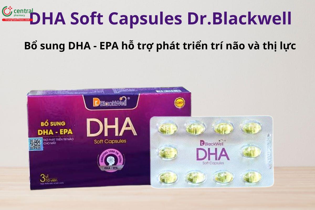 DHA Soft Capsules Dr.Blackwell hỗ trợ chức năng não bộ