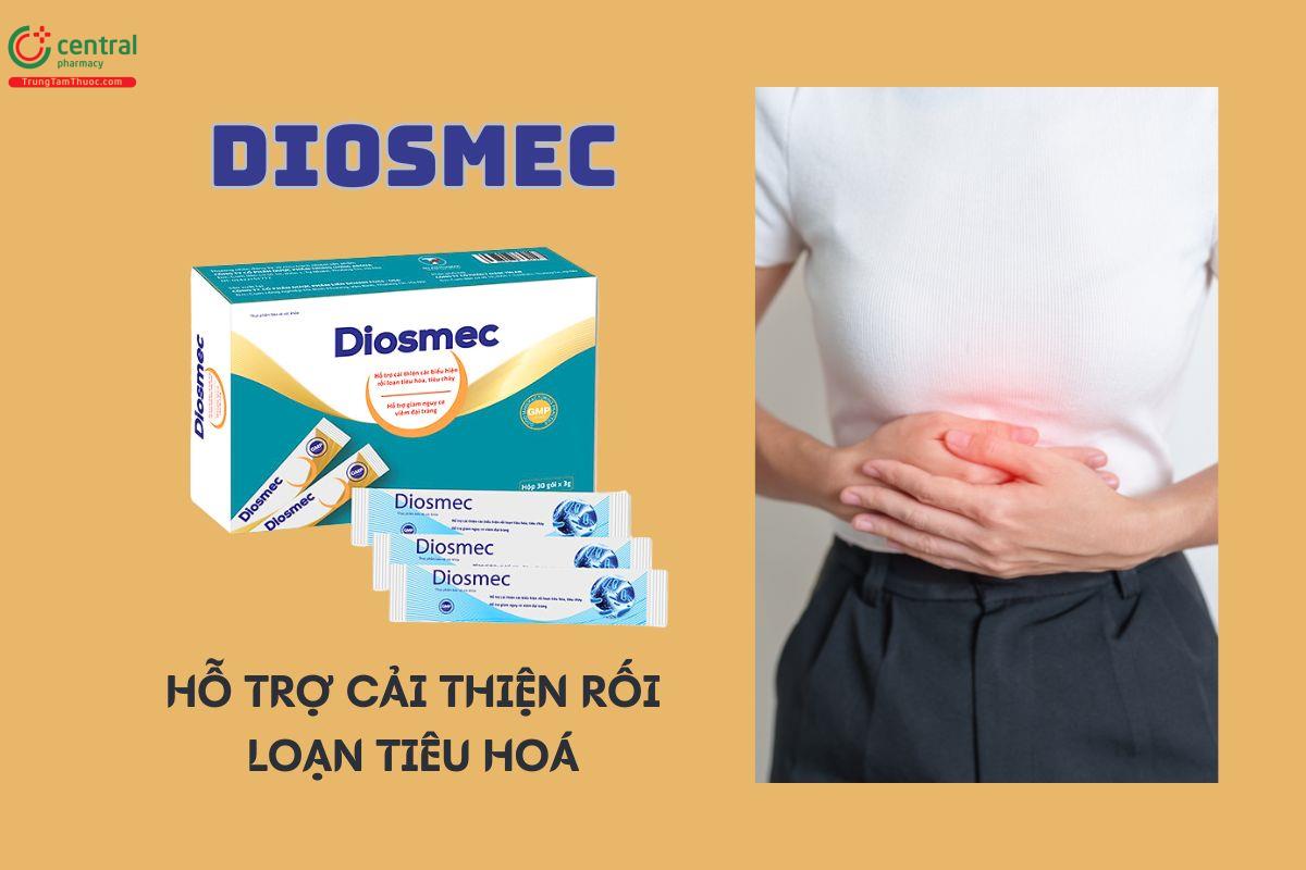 Bột pha Diosmec hỗ trợ cải thiện rối loạn tiêu hoá, ngăn ngừa tiêu chảy