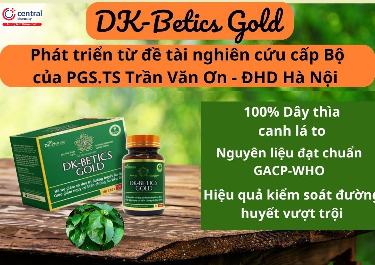 DK-Betics Gold - Hỗ trợ duy trì đường huyết ổn định