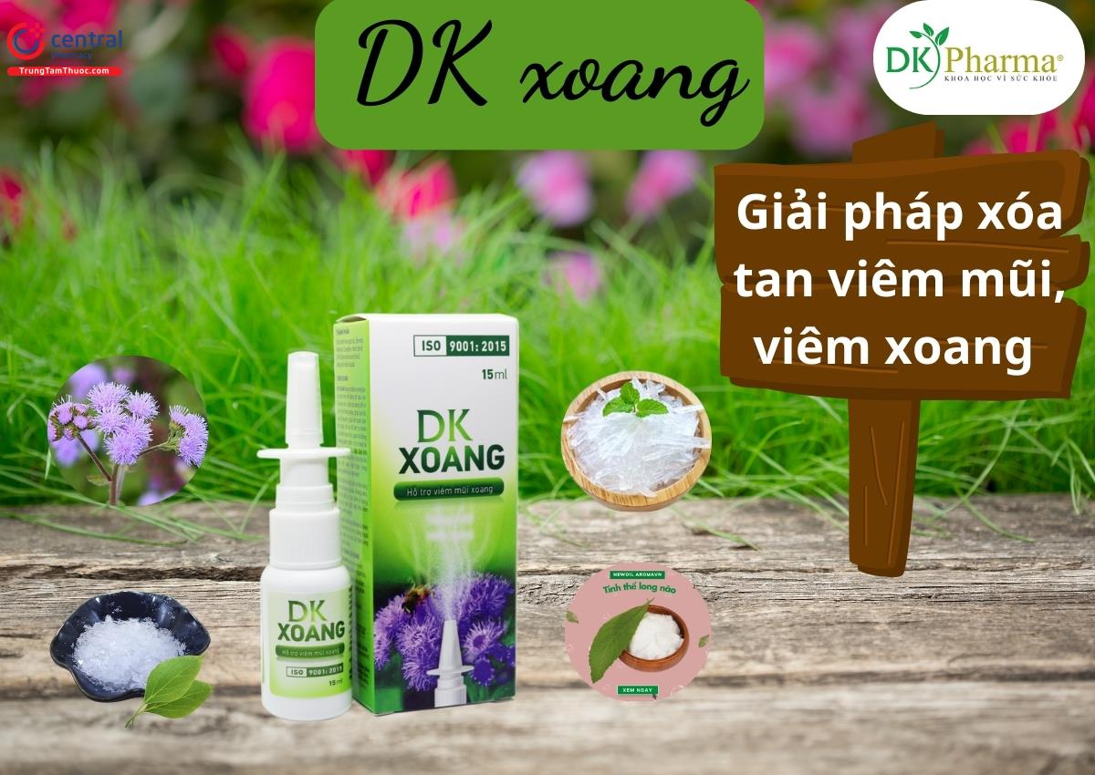 Thuốc DK xoang - Viêm mũi, viêm xoang không còn là nỗi lo