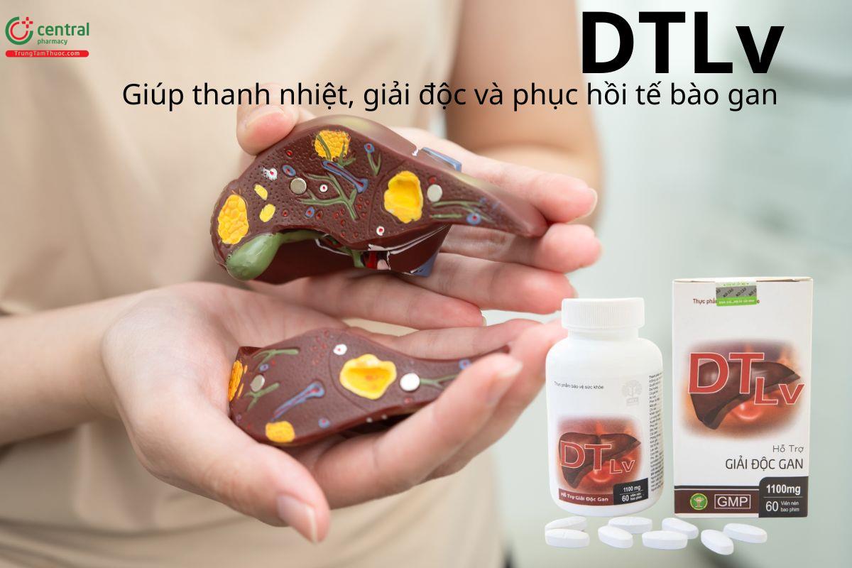 DTLv hỗ trợ thanh nhiệt cơ thể, giải độc và phục hồi tế bào gan
