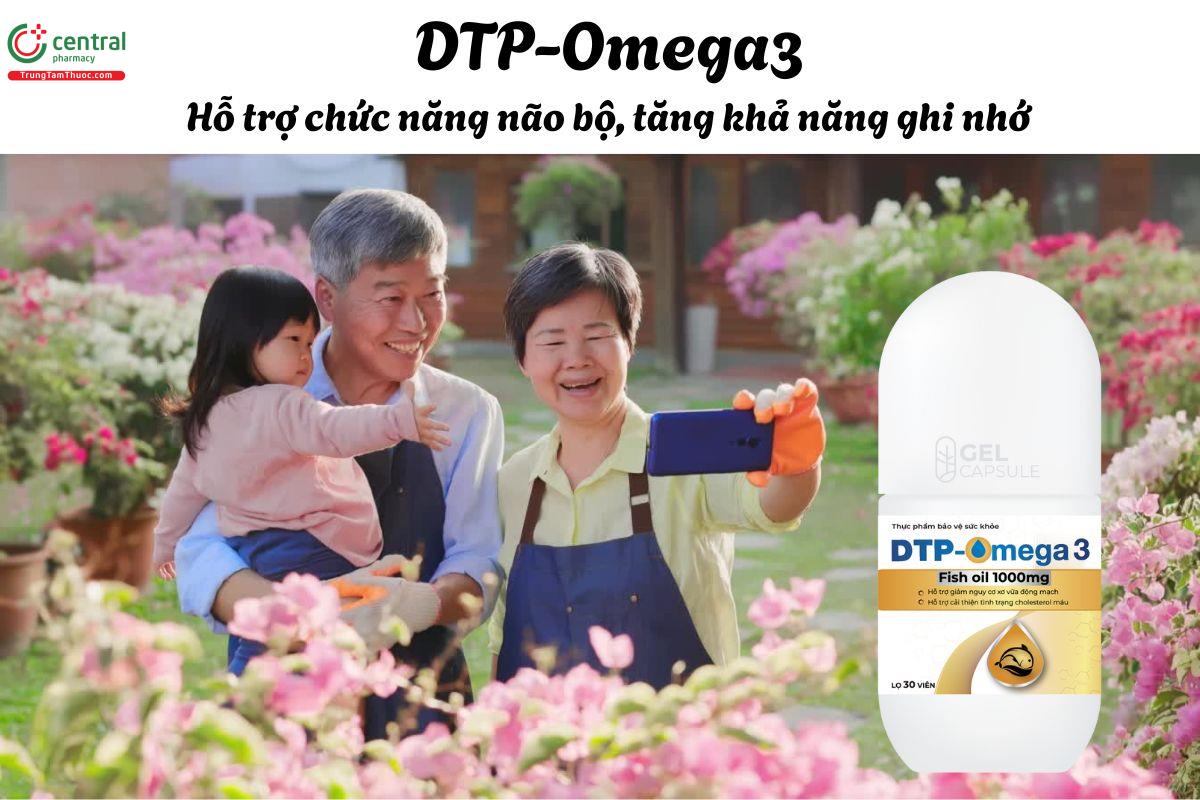 DTP-Omega3 - Giúp cải thiện trí nhớ, kiểm soát lượng mỡ trong máu