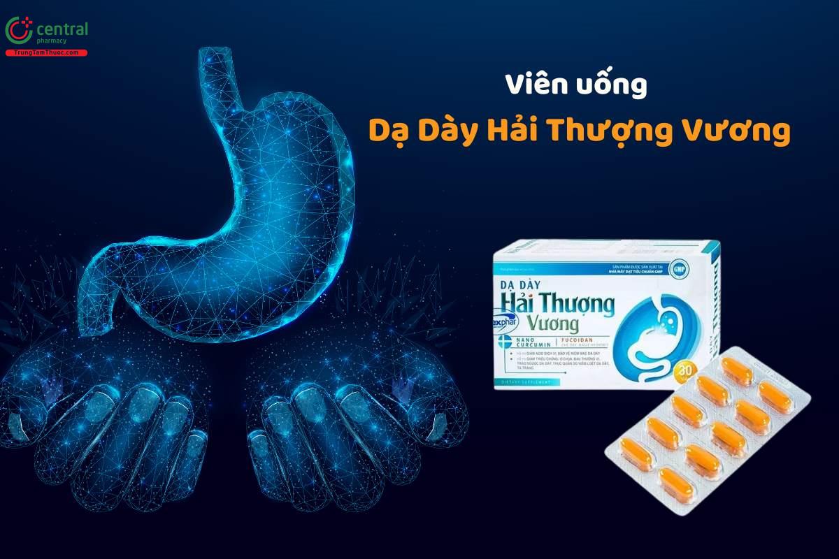 Dạ dày Hải Thượng Vương giúp hỗ trợ giảm acid dịch vị và ngừa loét dạ dày