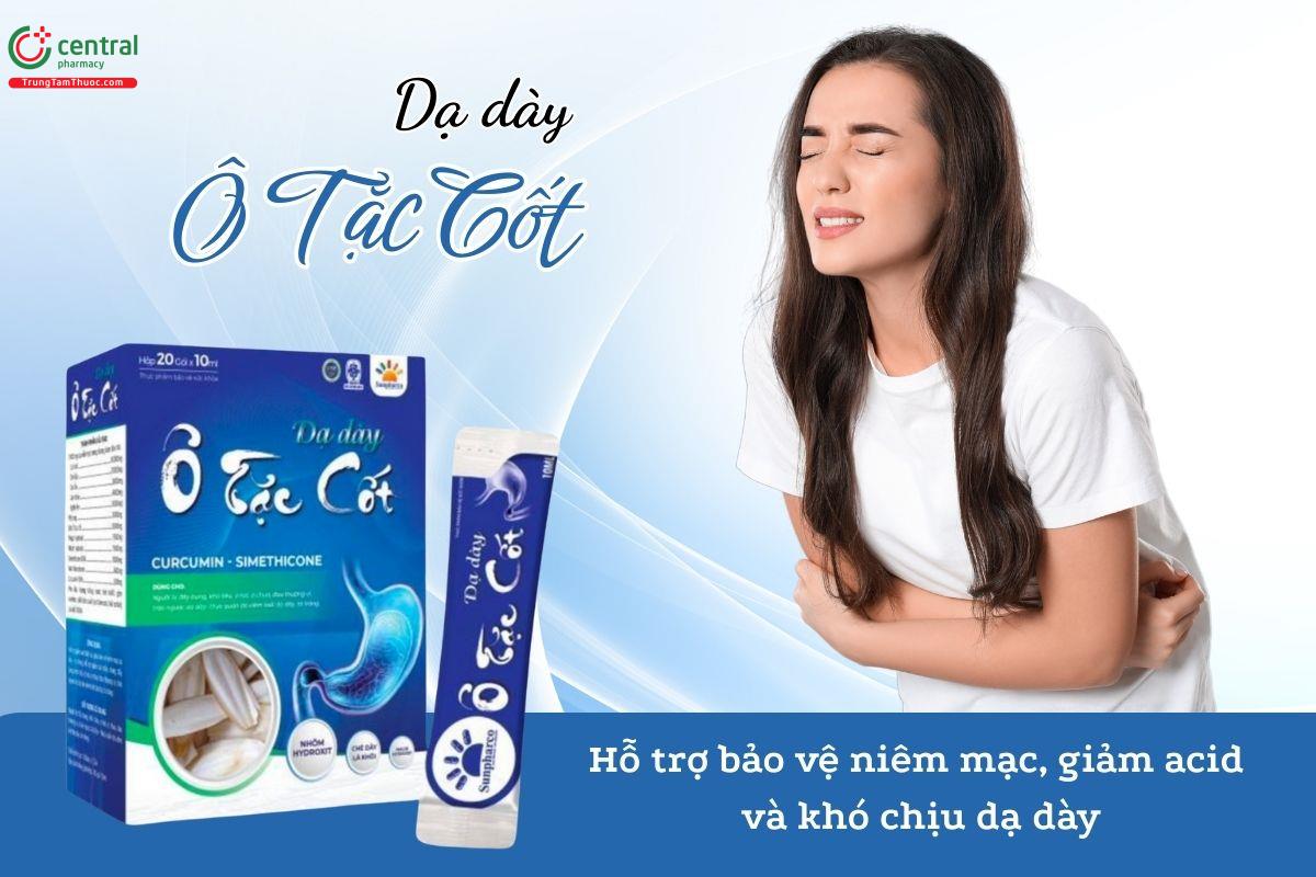 Dạ dày Ô Tặc Cốt hỗ trợ bảo vệ niêm mạc, giảm acid và khó chịu dạ dày