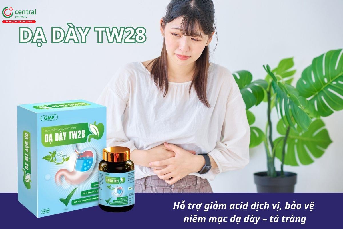 Dạ dày TW28 hỗ trợ giảm acid dịch vị, bảo vệ niêm mạc dạ dày - tá tràng