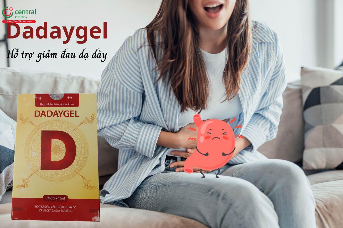Dadaygel - Hỗ trợ giảm triệu chứng viêm loét dạ dày, bảo vệ niêm mạc dạ dày