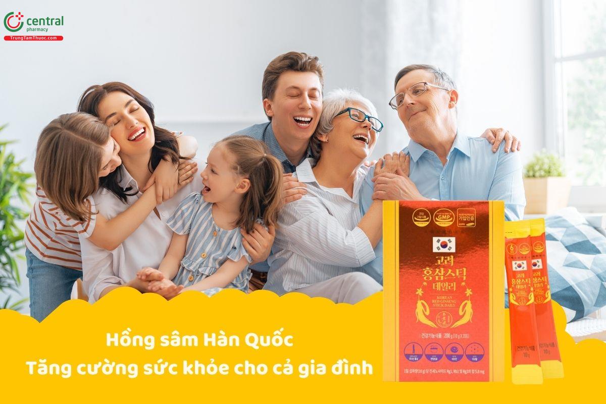 Daedong Korean Red Ginseng Stick Daily có tác dụng gì?