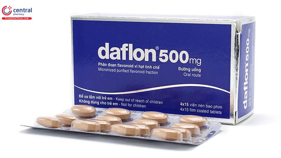 Daflon 500mg - thuốc điều trị bệnh trĩ hiệu quả