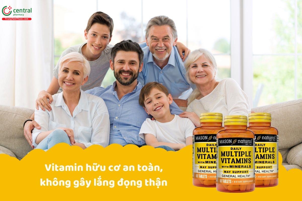 Daily Multiple Vitamins With Minerals bảo vệ sức khỏe cả gia đình