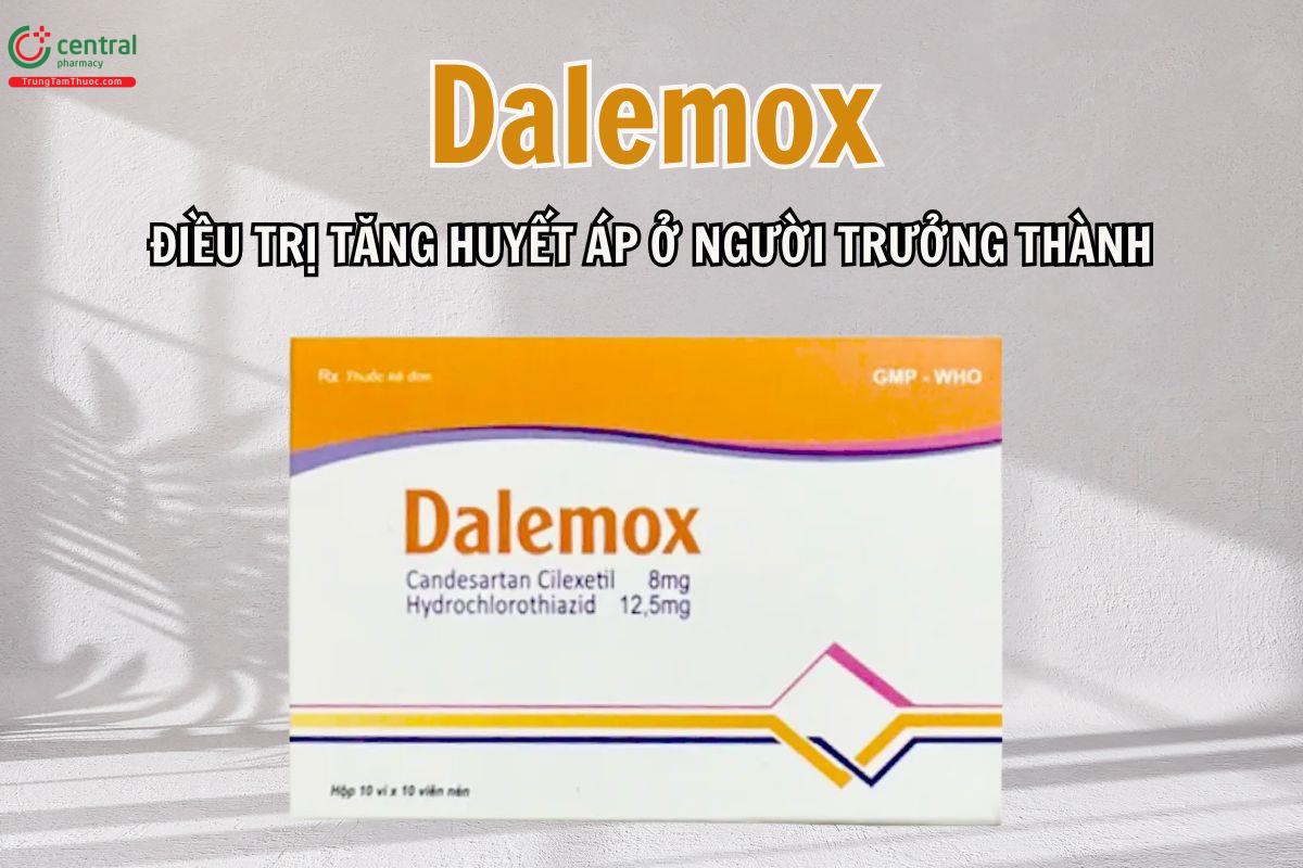 Dalemox 8/12,5 điều trị tăng huyết áp ở người lớn