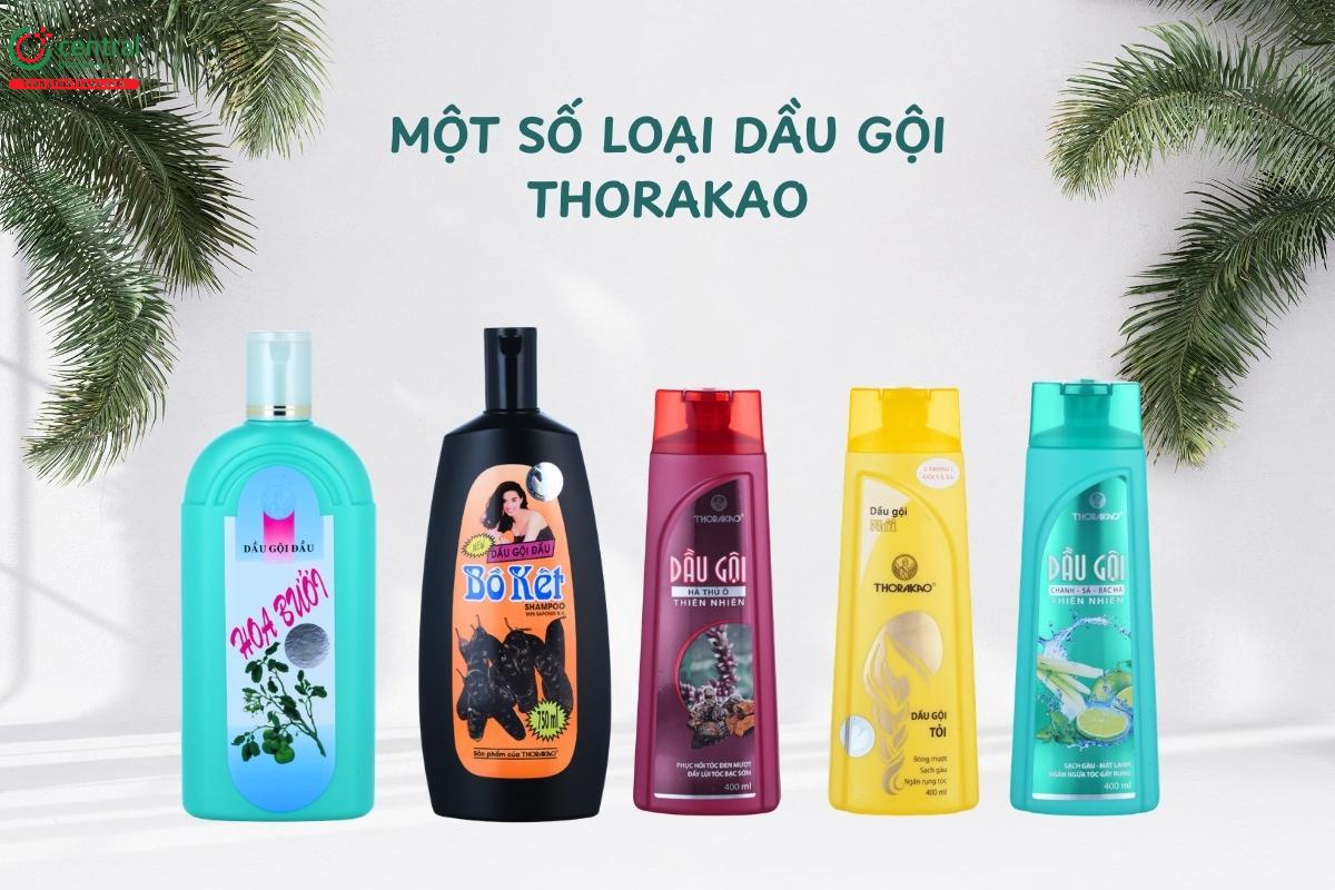 Một số loại dầu gội Thorakao