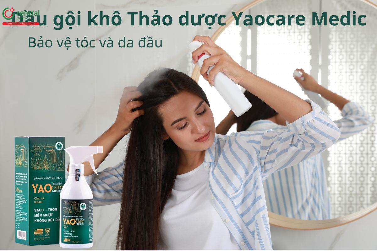Dầu gội khô Thảo dược Yaocare Medic - Giúp bảo vệ tóc và da đầu