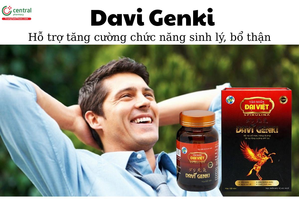 Davi Genki - Hỗ trợ tăng cường chức năng sinh lý, bổ thận