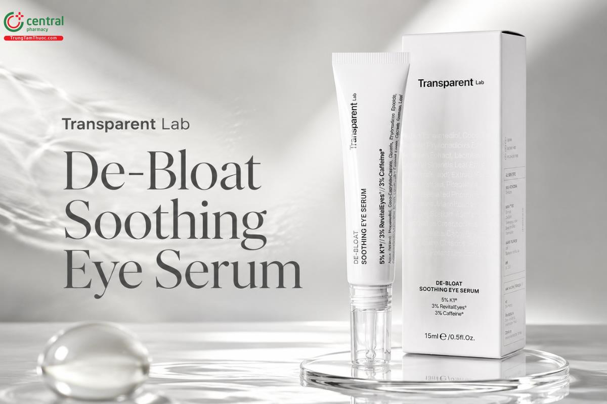 Serum dưỡng mắt Transparent Lab De-Bloat Soothing Eye Serum