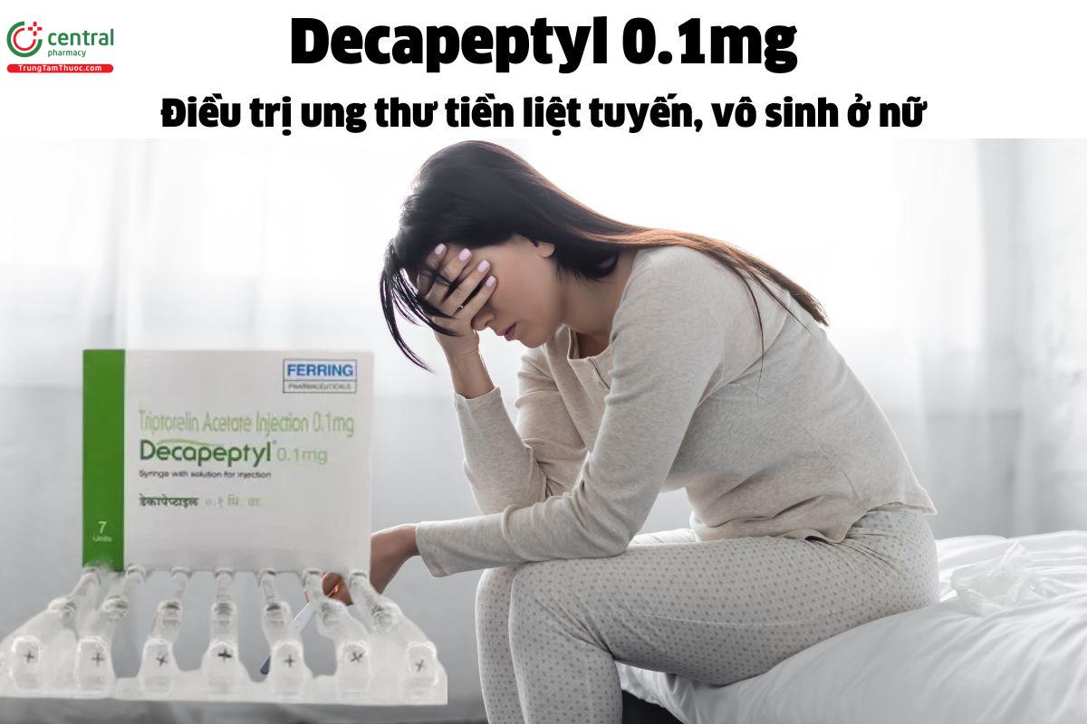 Thuốc Decapeptyl 0.1mg - Điều trị ung thư tuyến tiền liệt ở nam giới