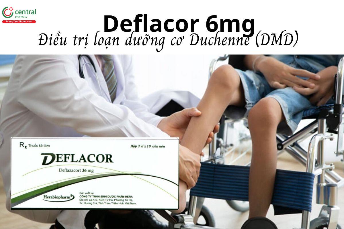 Thuốc Deflacor 6mg - Điều trị loạn dưỡng cơ Duchenne (DMD)