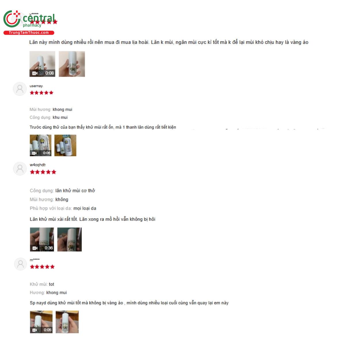 Một số đánh giá của khách hàng về sản phẩm Deonatulle Soft Stone Double Non-Menthol