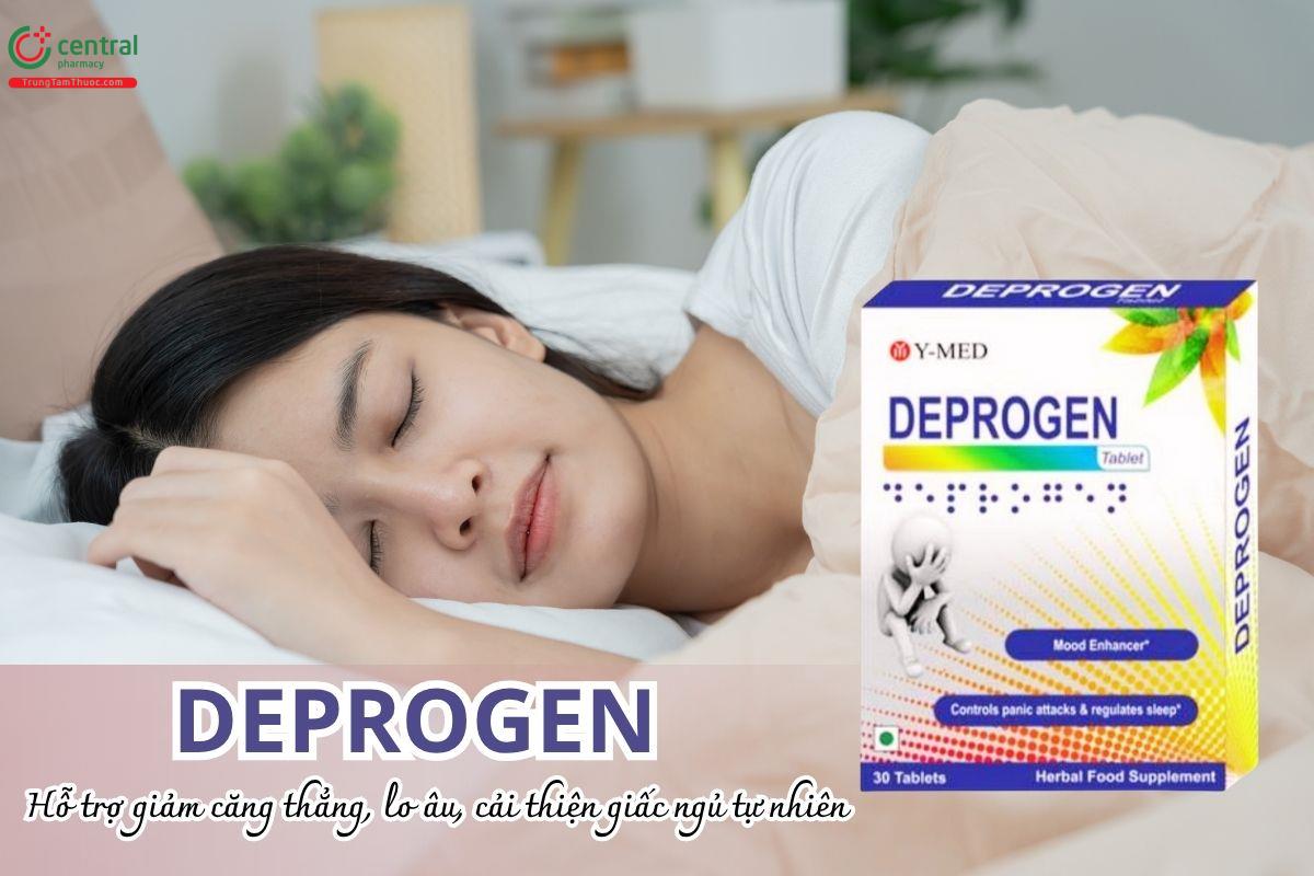 Deprogen hỗ trợ giảm căng thẳng, lo âu và cải thiện giấc ngủ tự nhiên