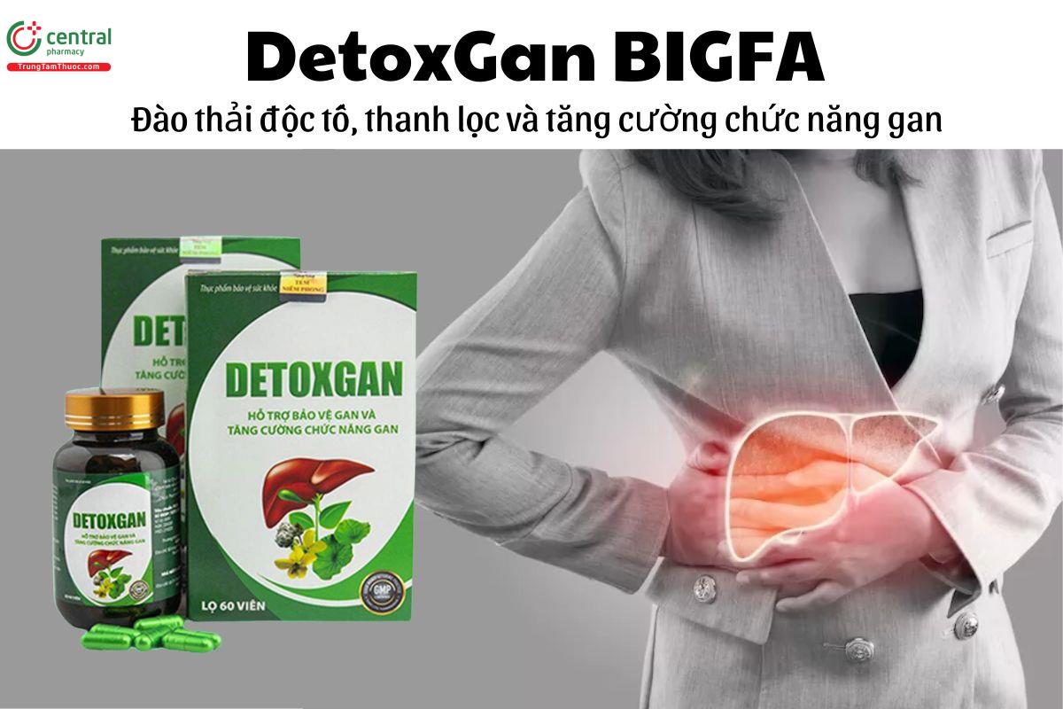 DetoxGan BIGFA - Đào thải độc tố, thanh lọc và tăng cường chức năng gan