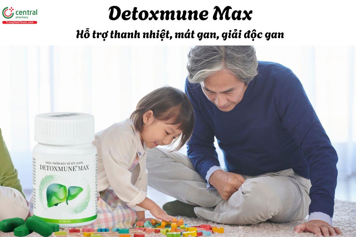 Detoxmune Max - Giúp bảo vệ gan, tăng cường chức năng gan