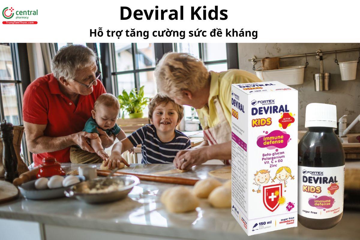 Deviral Kids - Giúp nâng cao khả năng đề kháng cho cơ thể