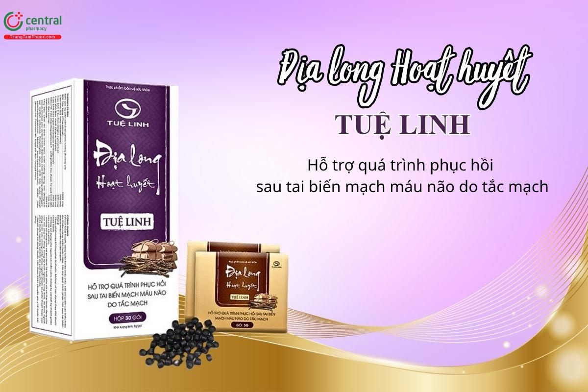 Địa Long Hoạt Huyết Tuệ Linh hỗ trợ quá trình phục hồi sau tai biến mạch máu não do tắc mạch