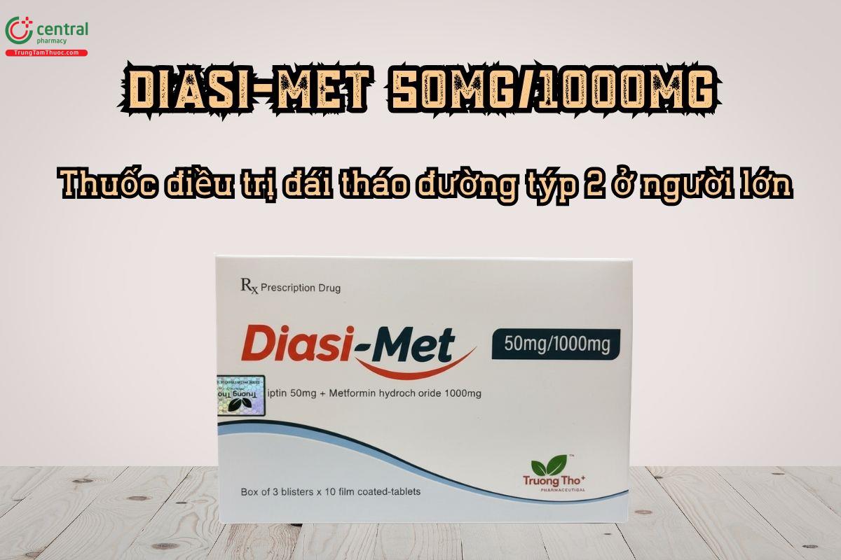 Thuốc DIASI-MET 50mg/1000mg điều trị đái tháo đường týp 2