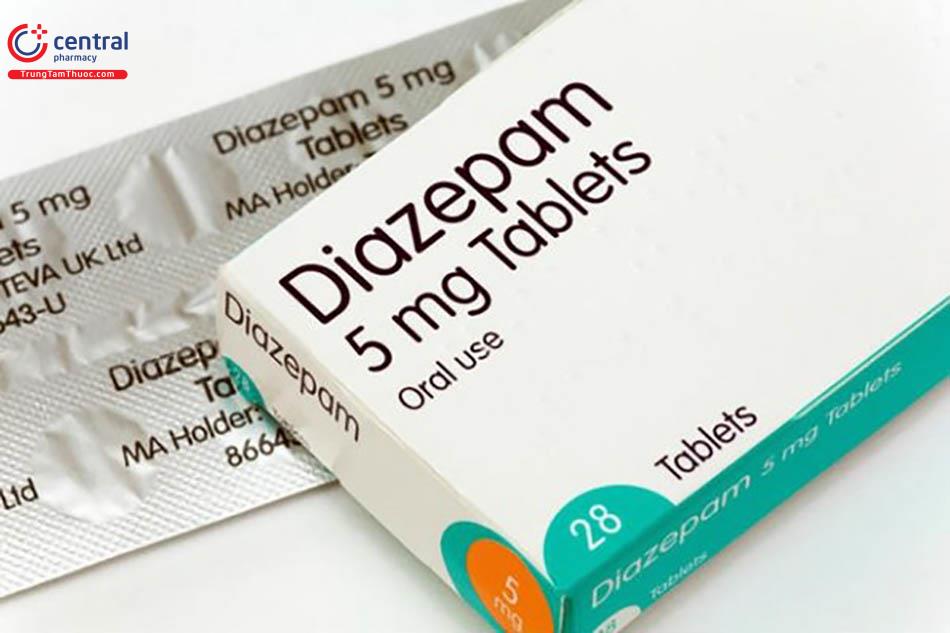 Hình ảnh thuốc Diazepam - dẫn xuất của Benzodiazepin