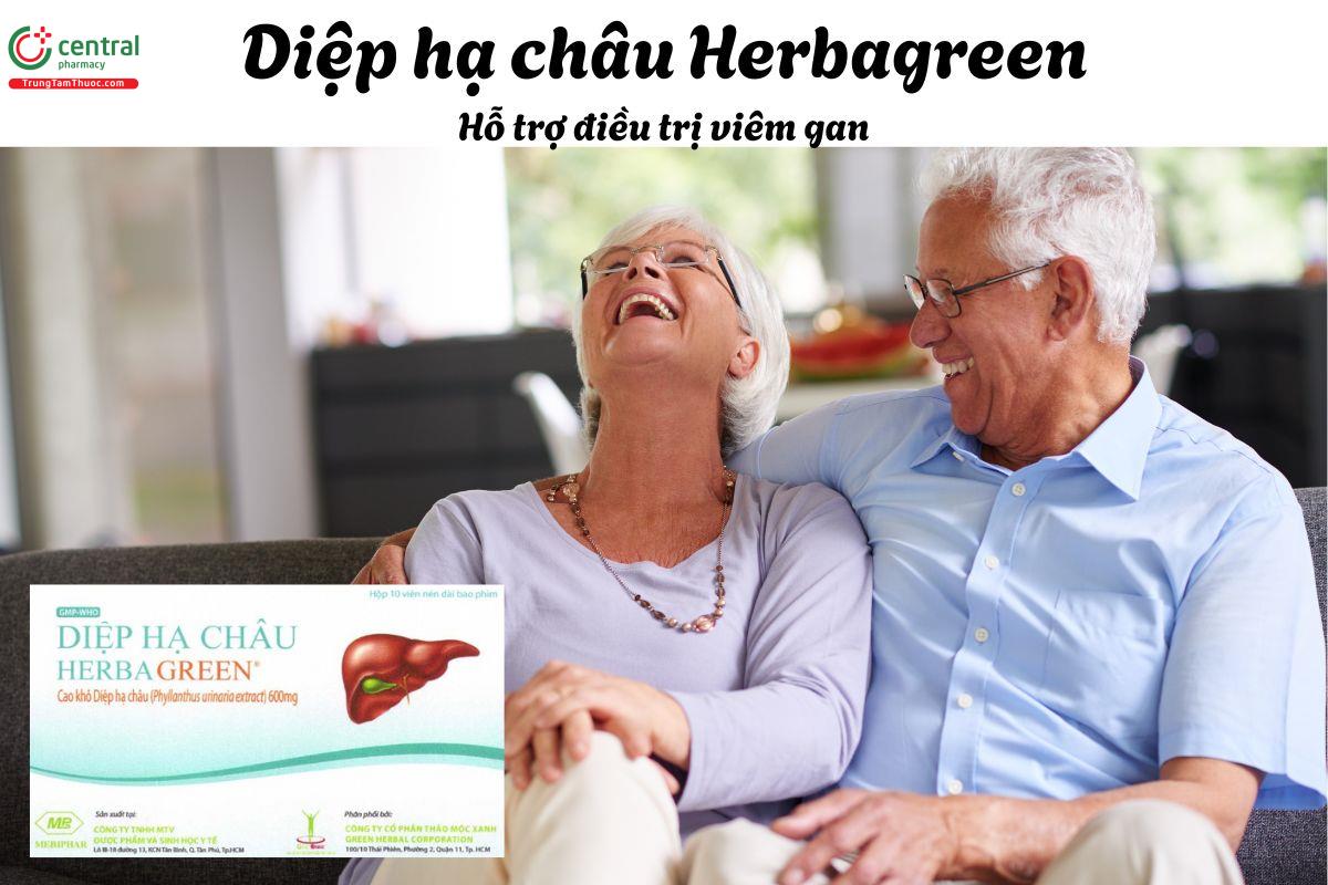 Thuốc Diệp hạ châu Herbagreen - Điều trị viêm gan, đau yết hầu, mụn nhọt