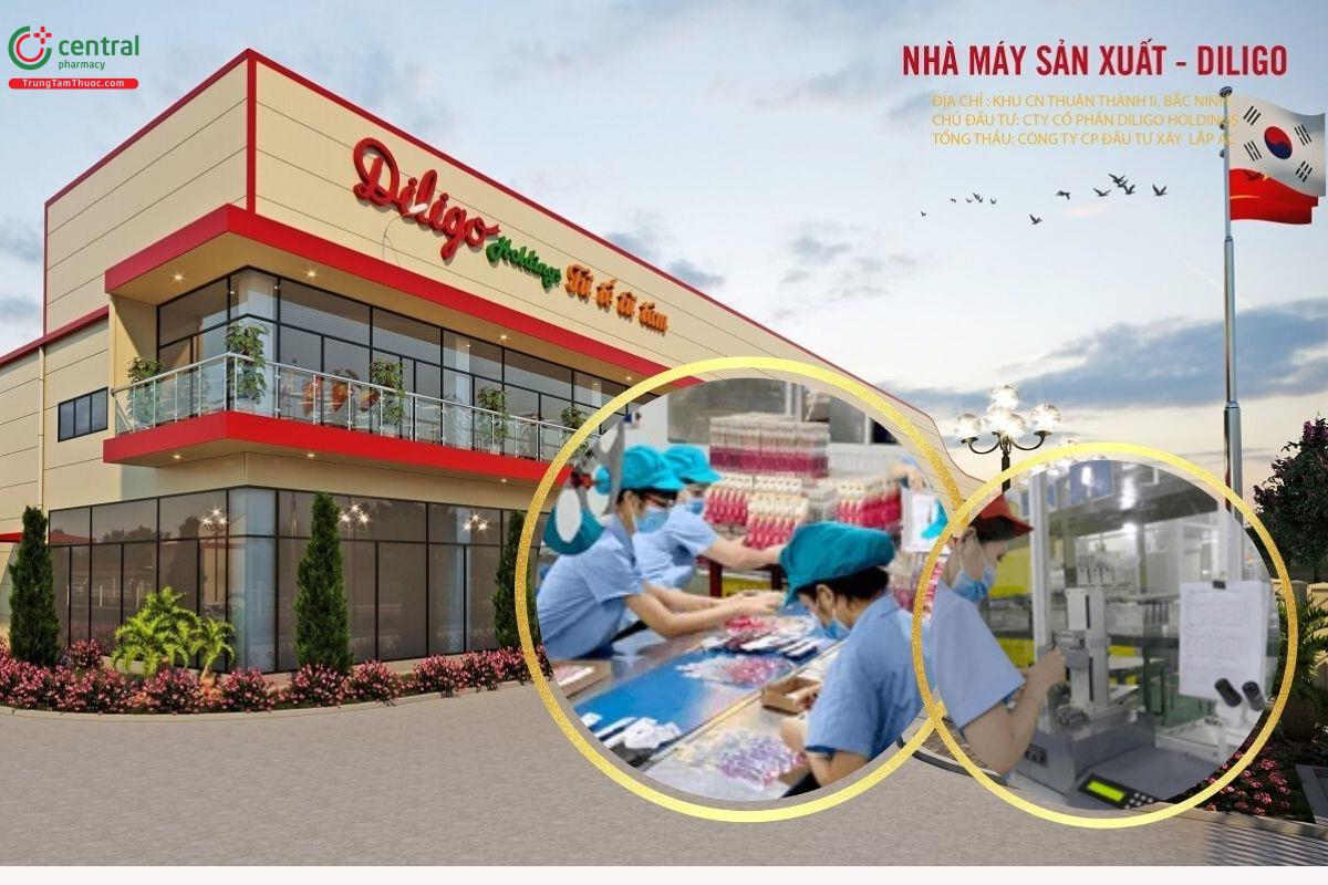 Dây chuyền sản xuất của Diligo được vận hành theo tiêu chuẩn ISO 9001:2008