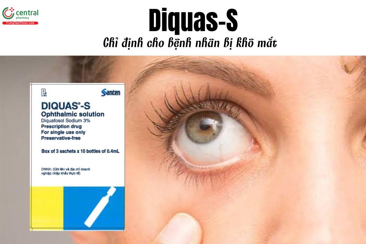 Thuốc Diquas-S 3% - Chỉ định cho bệnh nhân bị khô mắt
