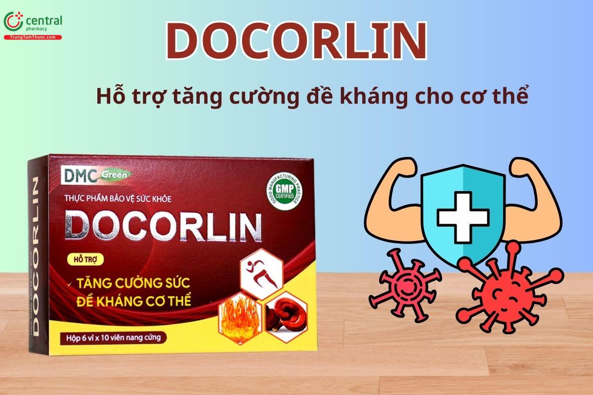 Docorlin hỗ trợ tăng cường đề kháng cho cơ thể