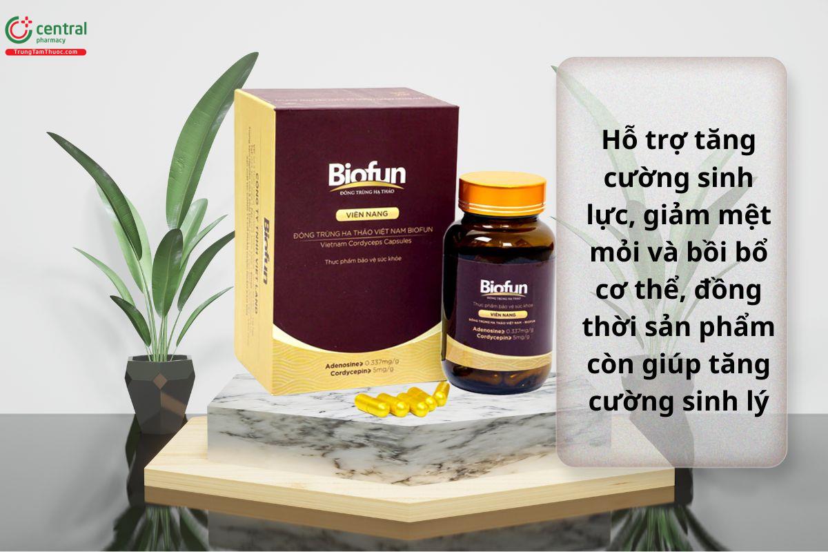 Công dụng của Đông Trùng Hạ Thảo Việt Nam Biofun