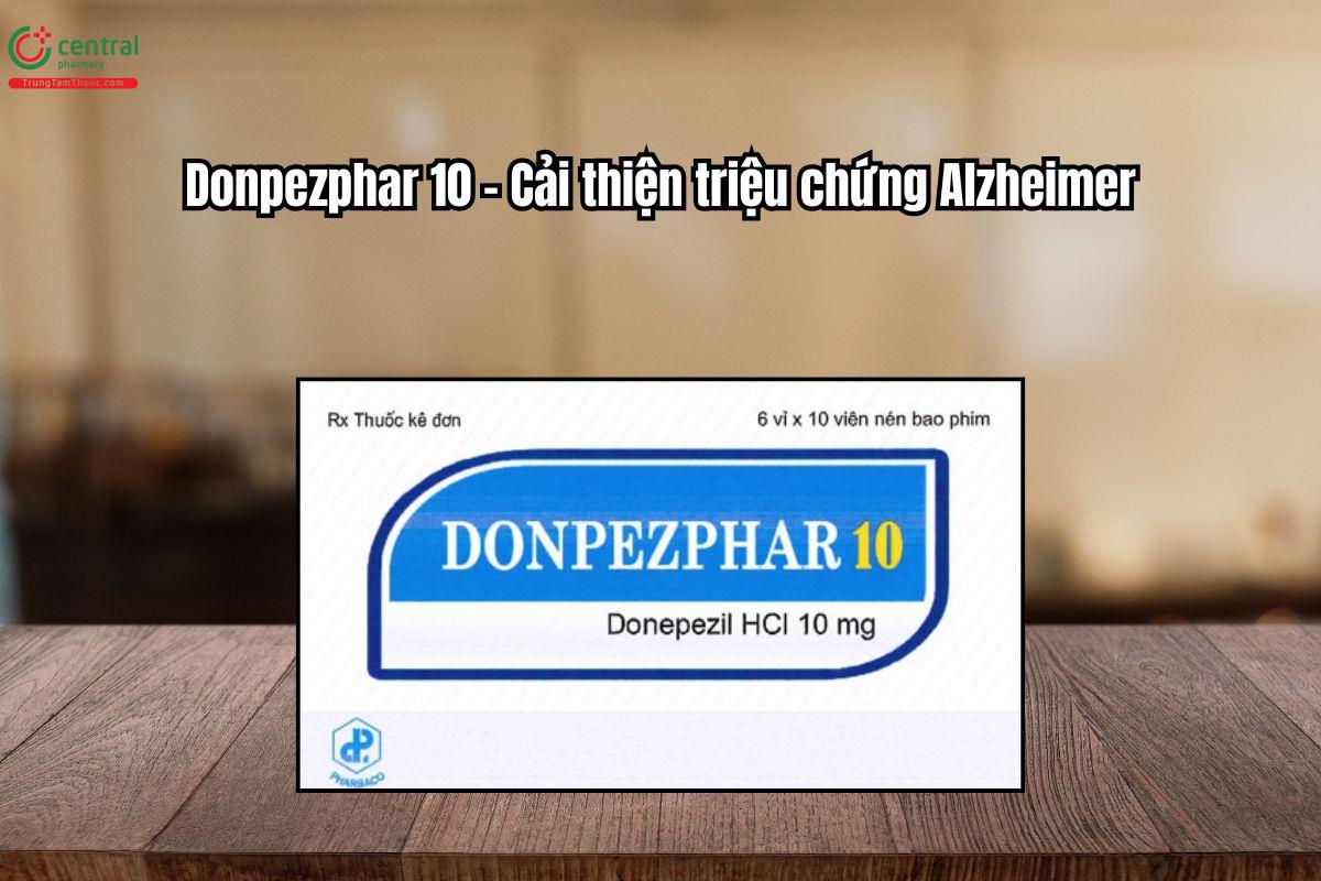 Thuốc Donpezphar 10 cải thiện triệu chứng Alzheimer