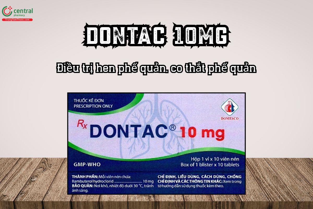 Thuốc Dontac 10mg - Điều trị hen phế quản, co thắt phế quản