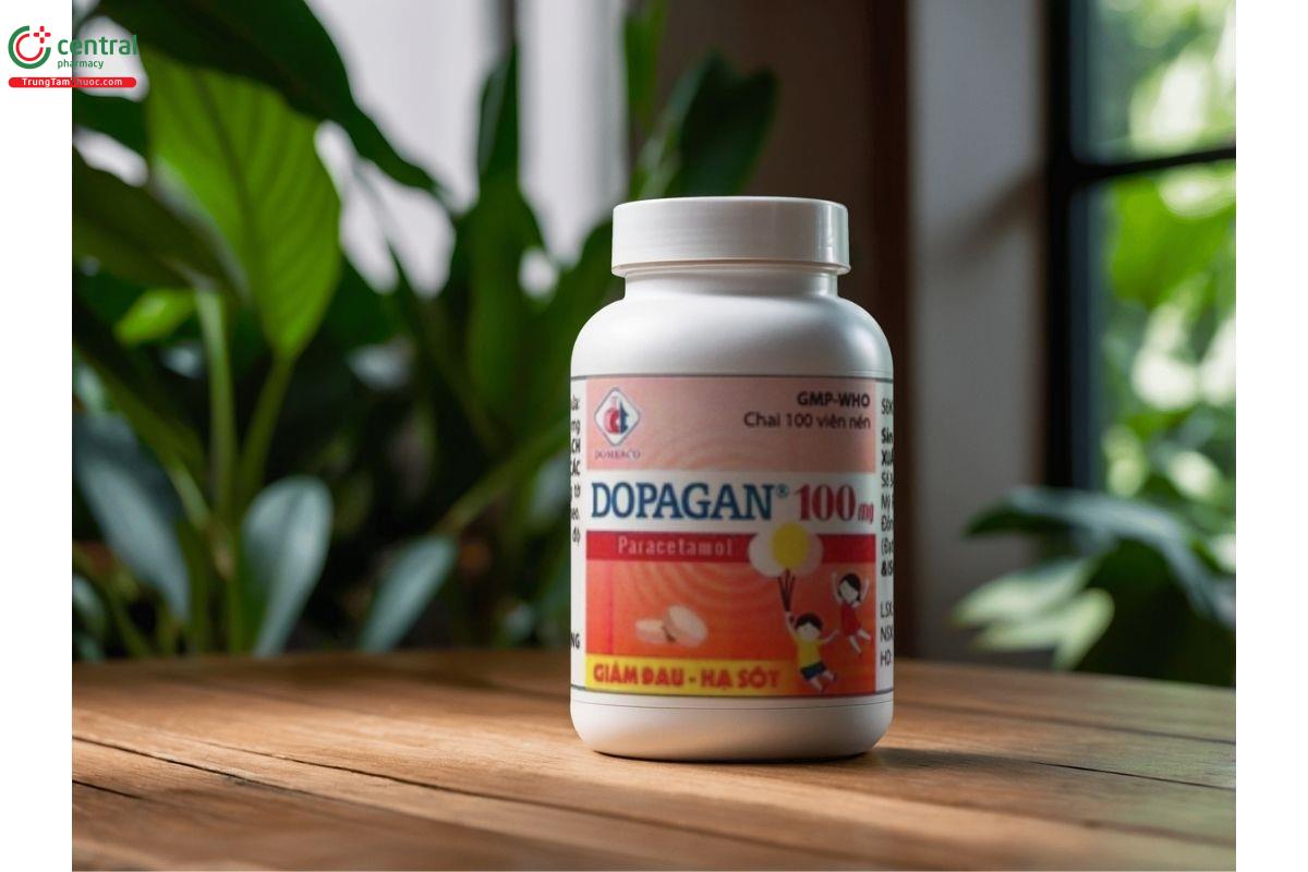 Thuốc Dopagan 100mg giảm đau, hạ sốt cho trẻ em và người lớn