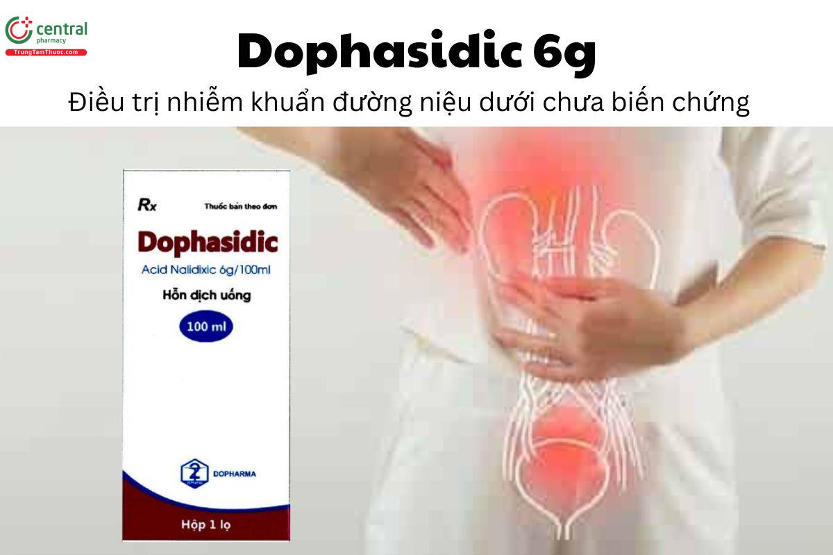Thuốc Dophasidic 6g - Điều trị nhiễm khuẩn đường niệu dưới chưa biến chứng