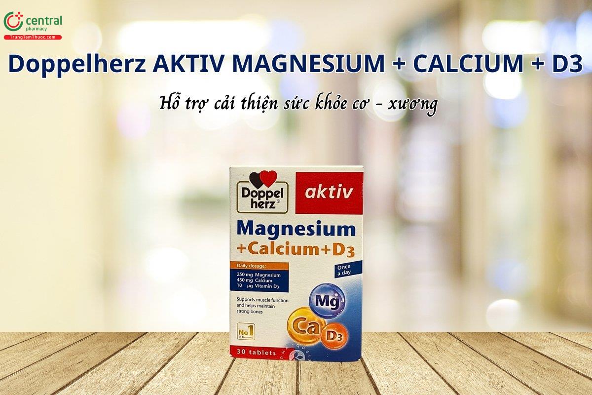 Doppelherz AKTIV MAGNESIUM + CALCIUM + D3