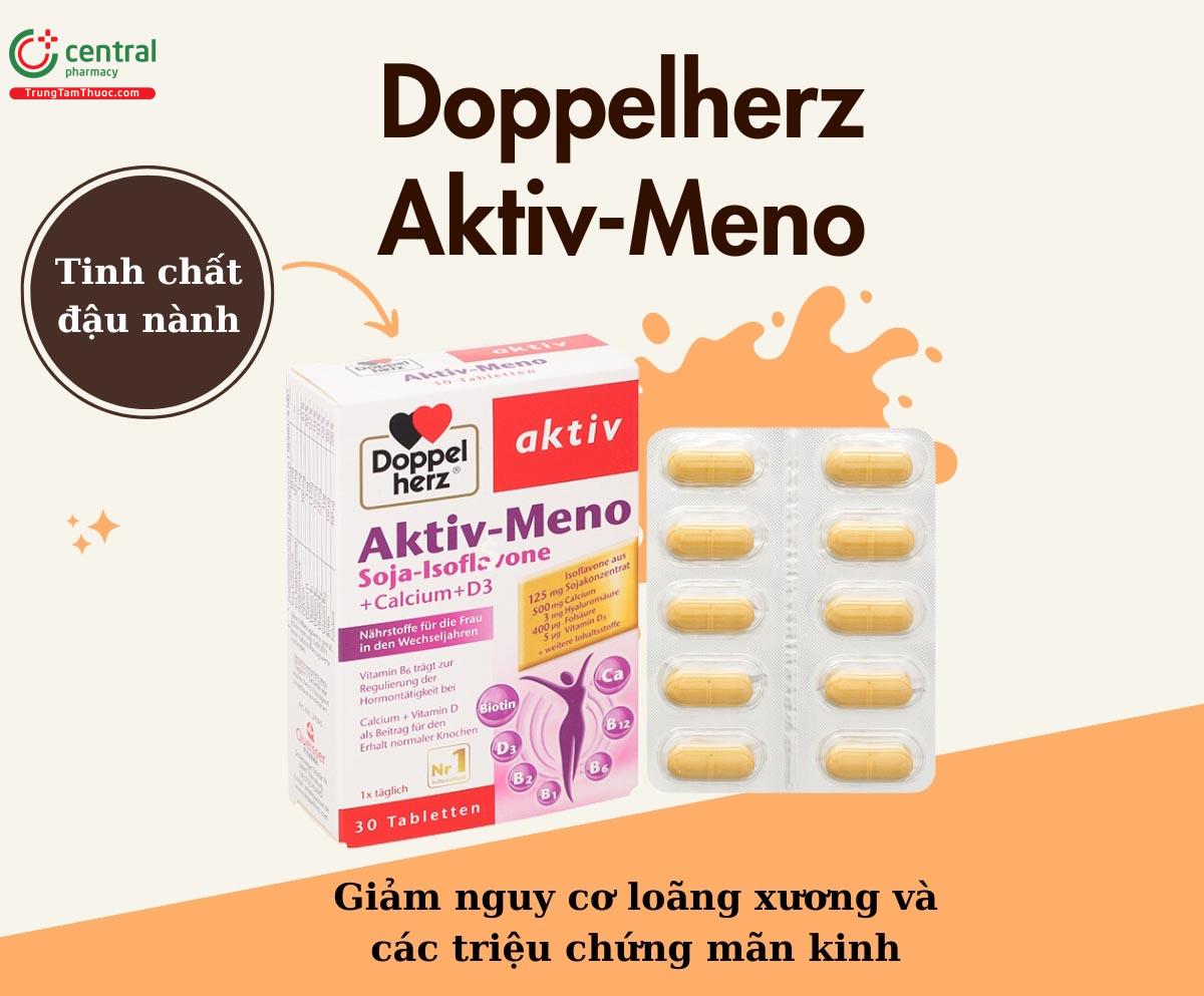 Doppelherz Aktiv-Meno giảm bốc hỏa, loãng xương tuổi mãn kinh