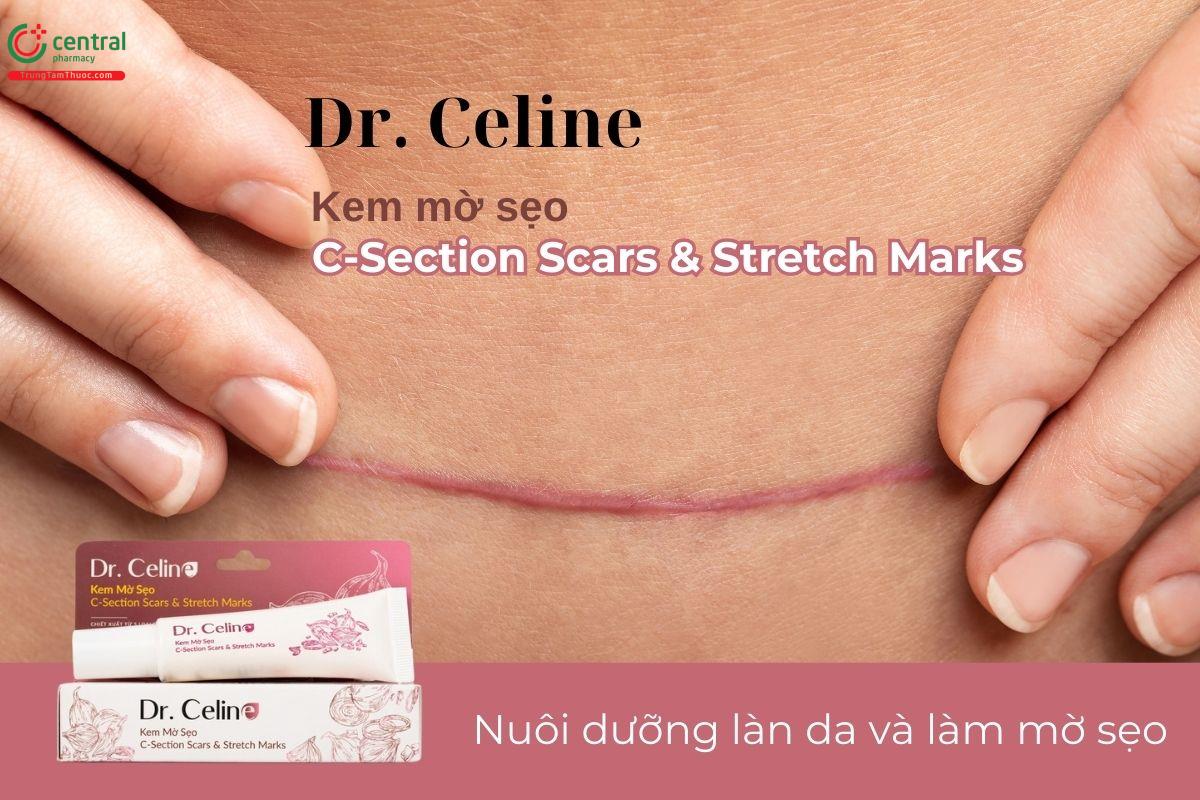 Kem mờ sẹo Dr. Celine C-Section Scars & Stretch Marks hỗ trợ làm mờ các loại sẹo như sẹo lồi, sẹo lõm, sẹo thâm