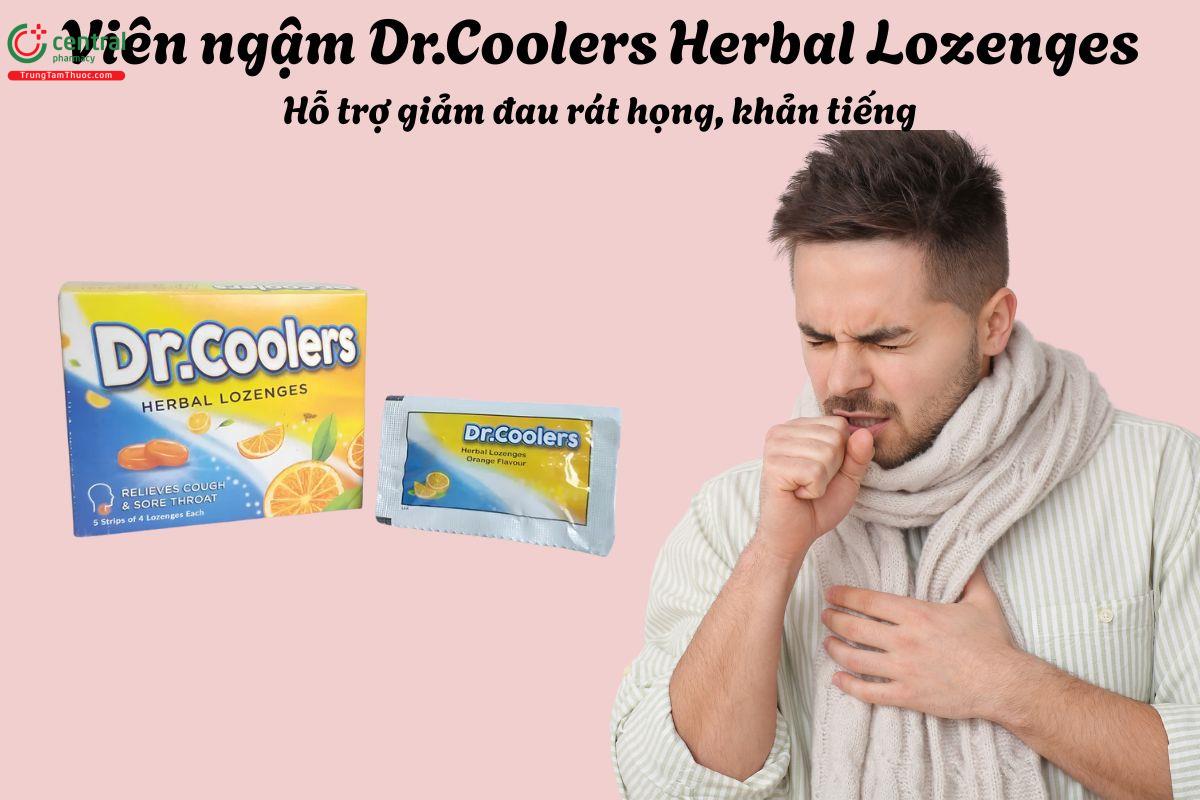 Viên ngậm Dr.Coolers Herbal Lozenges (Vị cam)- Giúp giảm ho, đau họng