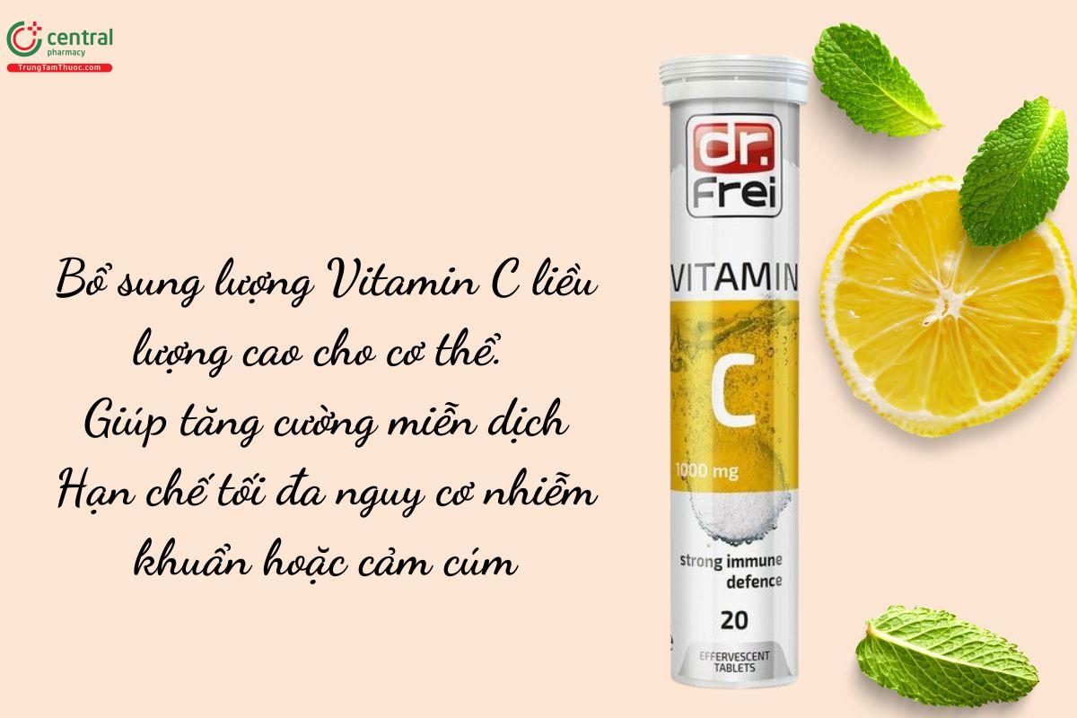 Công dụng của Dr. frei vitamin C 1000mg